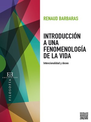 cover image of Introducción a una fenomenología de la vida